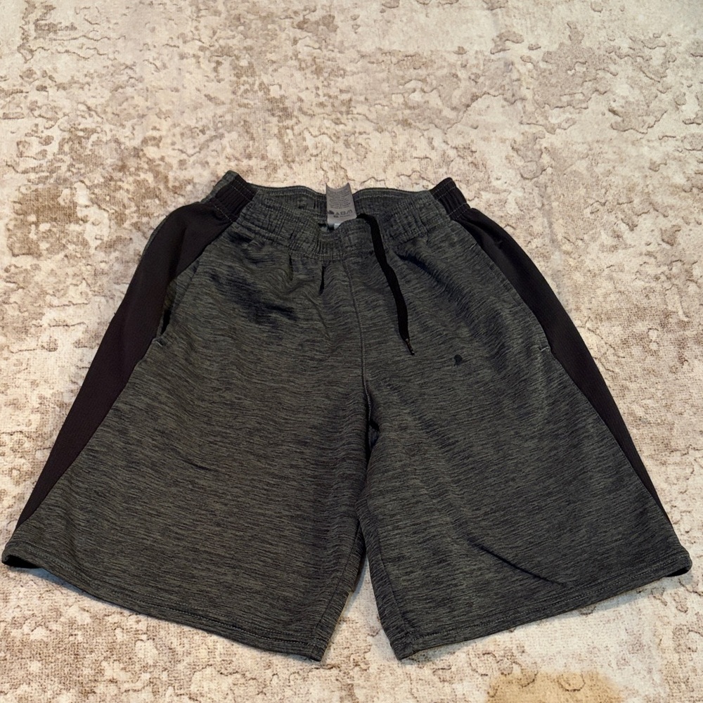 Champion Men's Charcoal and Black Athletic Shorts